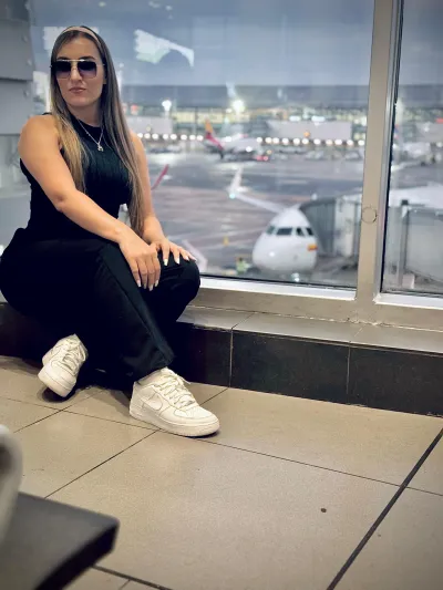 Micheli en aeropuerto